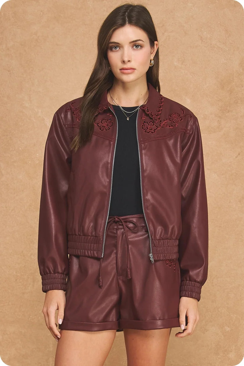 Strut & Bolt | Lisa Faux Leather Jacket | Sweetest Stitch Boutique RVA