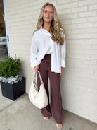 Z Supply | Saunder Track Pant Sandalwood | Sweetest Stitch Boutique