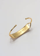 Touchstone You Got This Gold Cuff shows "You Got This" engraved in plain text on reverse