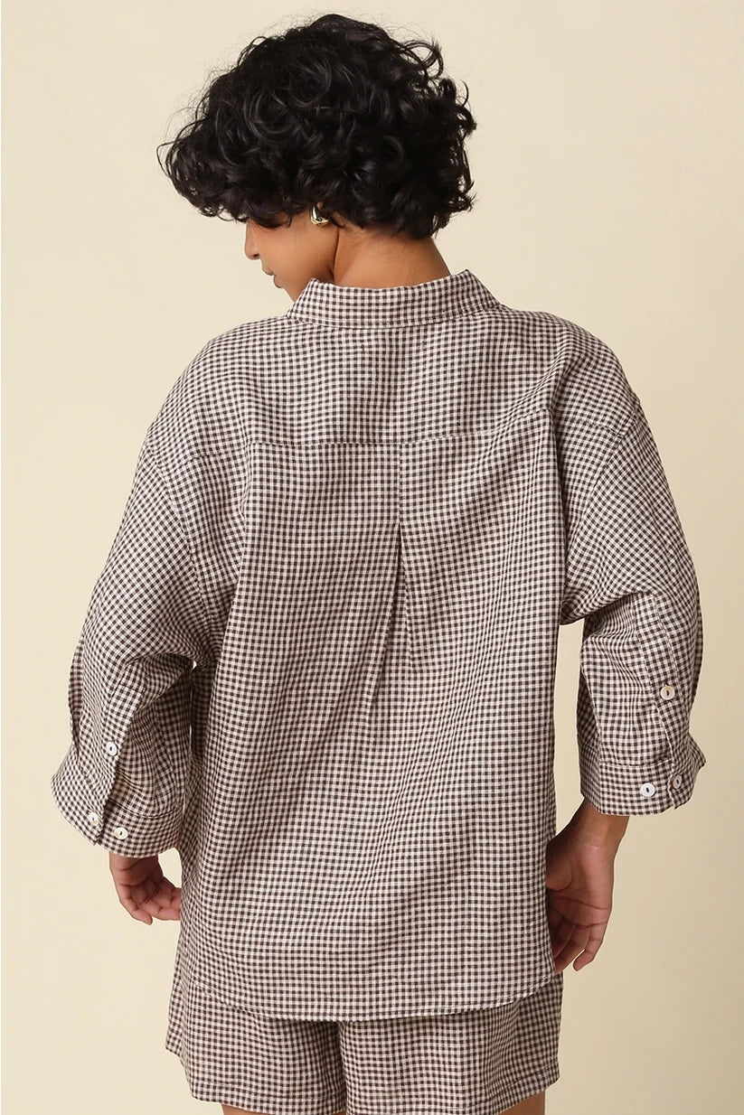 Olivaceous | Gabi Gingham Shirt | Sweetest Stitch Boutique Richmond