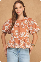 Strut & Bolt | Jules Embroidered Peplum Top | Sweetest Stitch Boutique
