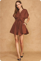 Strut & Bolt | Stacey V-Neck Mini Dress | Sweetest Stitch Boutique RVA