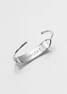 Touchstone Fearless Cuff Silver "Fearless" engraved in plain text on reverse