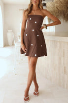 Sundayup | Hannah Polka Dot Mini Dress | Sweetest Stitch Boutique 