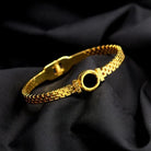 18k Gold Engraved Love Bangle - Yayas Glam & Gift Shop