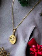 Gold Zodiac Leo Lion Necklace