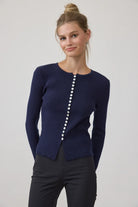 Raisonnel | Ashleigh Slim Fit Ribbed Cardigan | Sweetest Stitch Boutique