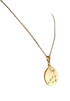 Gold Zodiac Capricorn Constellation Necklace