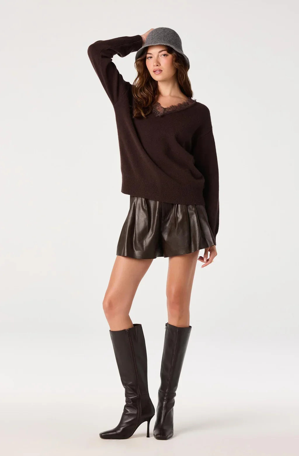 ASTR The Label | Jadyn V-Neck Sweater | Sweetest Stitch Boutique