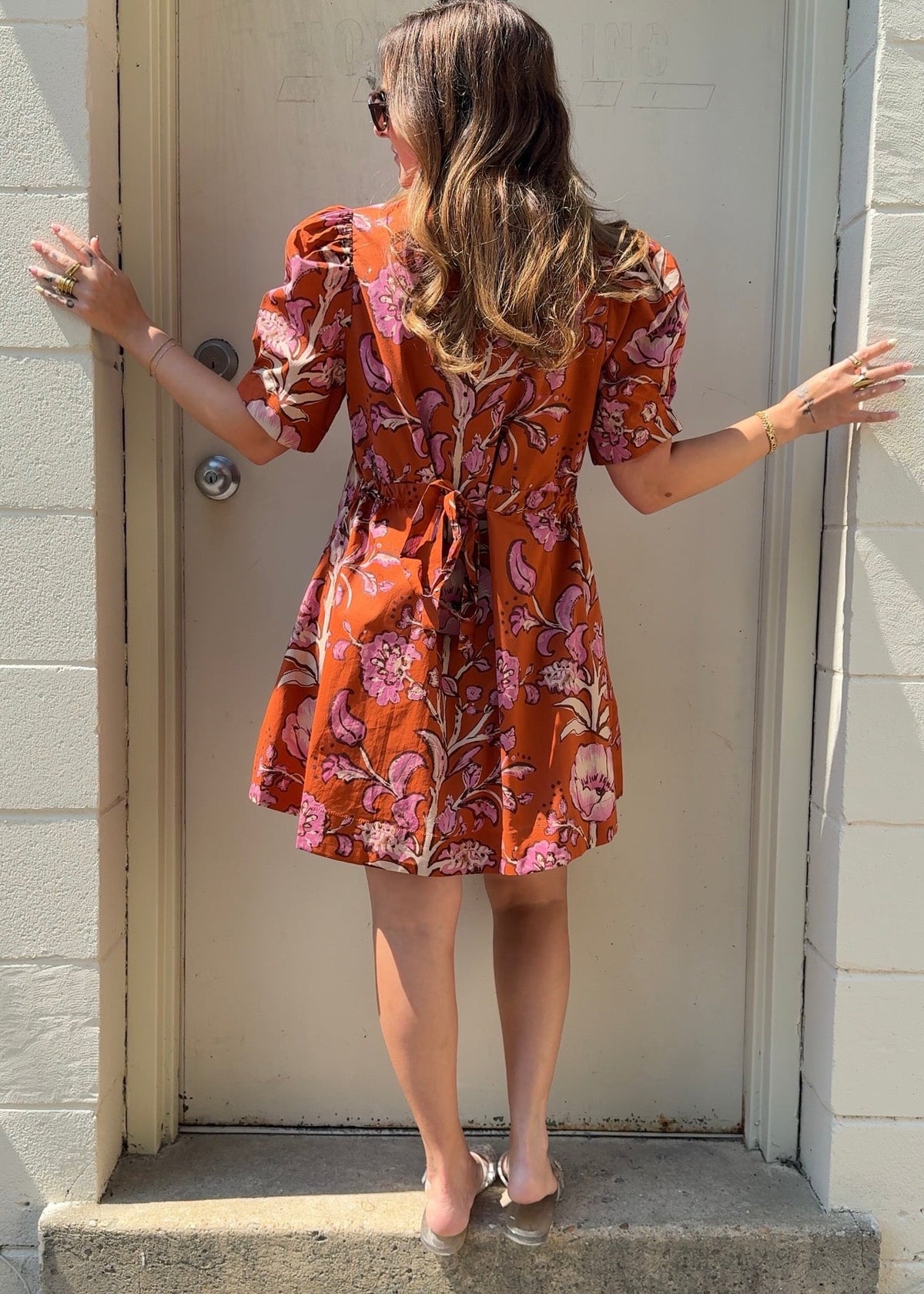 Entro | Maisie Puff Sleeve Floral Dress | Sweetest Stitch Boutique RVA