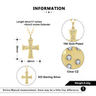 Touchstone Cross Faith/Family Necklace Gold Specs