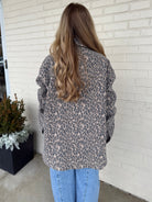Hidden | Chrissy Leopard Button Up Jacket | Sweetest Stitch