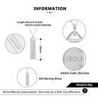 Braille hidden message necklace Clarity product details