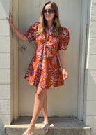 Entro | Maisie Puff Sleeve Floral Dress | Sweetest Stitch Boutique RVA