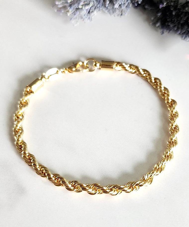 Bracelet Rope Chain Gold-filled