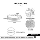Touchstone HE>i ID Link Bracelet in Silver Specs