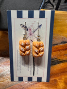 Bread Sterling Silver .925 Hooks Earrings - Athena's Fashion Boutique