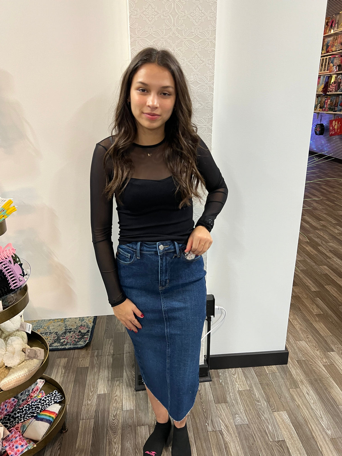 Judy Blue High Waisted Denim Women's Skirt