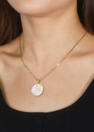 Saints & Saviors Fancy Initial E Pendant Necklace