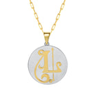 Saints & Saviors Fancy Initial L Pendant Necklace