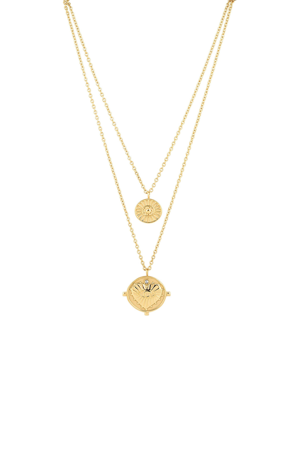 Sahira Jewelry | Gigi Double Coin Necklace | Sweetest Stitch Boutique