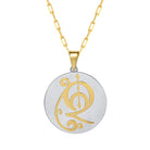 Saints & Saviors Fancy Initial Q Pendant Necklace