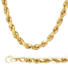 LoveMatch Tennis Heart Necklace gold rope chain