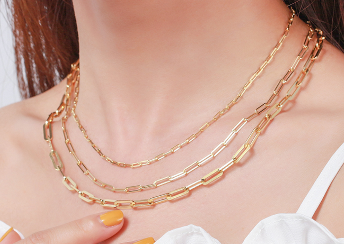 Clip Link Chain Gold varying lengths