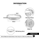 Touchstone Tribe ID Link Bracelet in Silver Specs