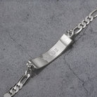 Touchstone 'Tribe' ID Link Bracelet in Silver