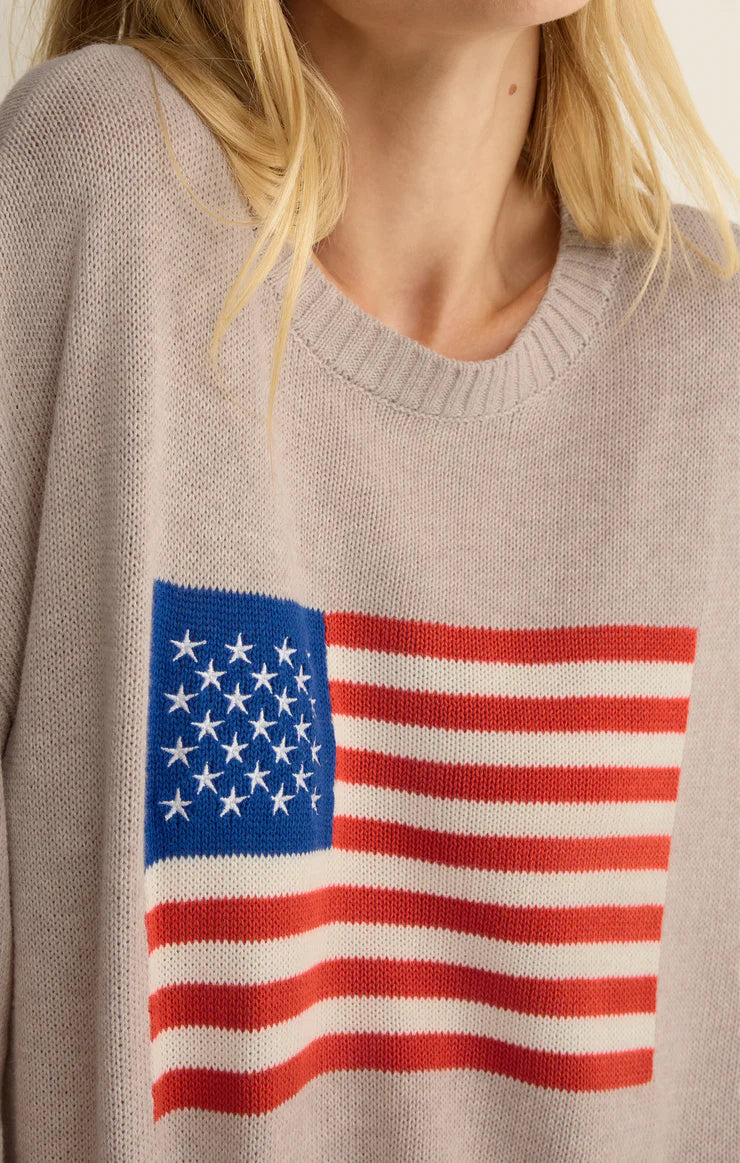Z Supply | Sienna Patriot Sweater | Sweetest Stitch Boutique Richmond
