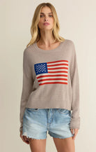 Z Supply | Sienna Patriot Sweater | Sweetest Stitch Boutique Richmond