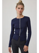Raisonnel | Ashleigh Slim Fit Ribbed Cardigan | Sweetest Stitch Boutique