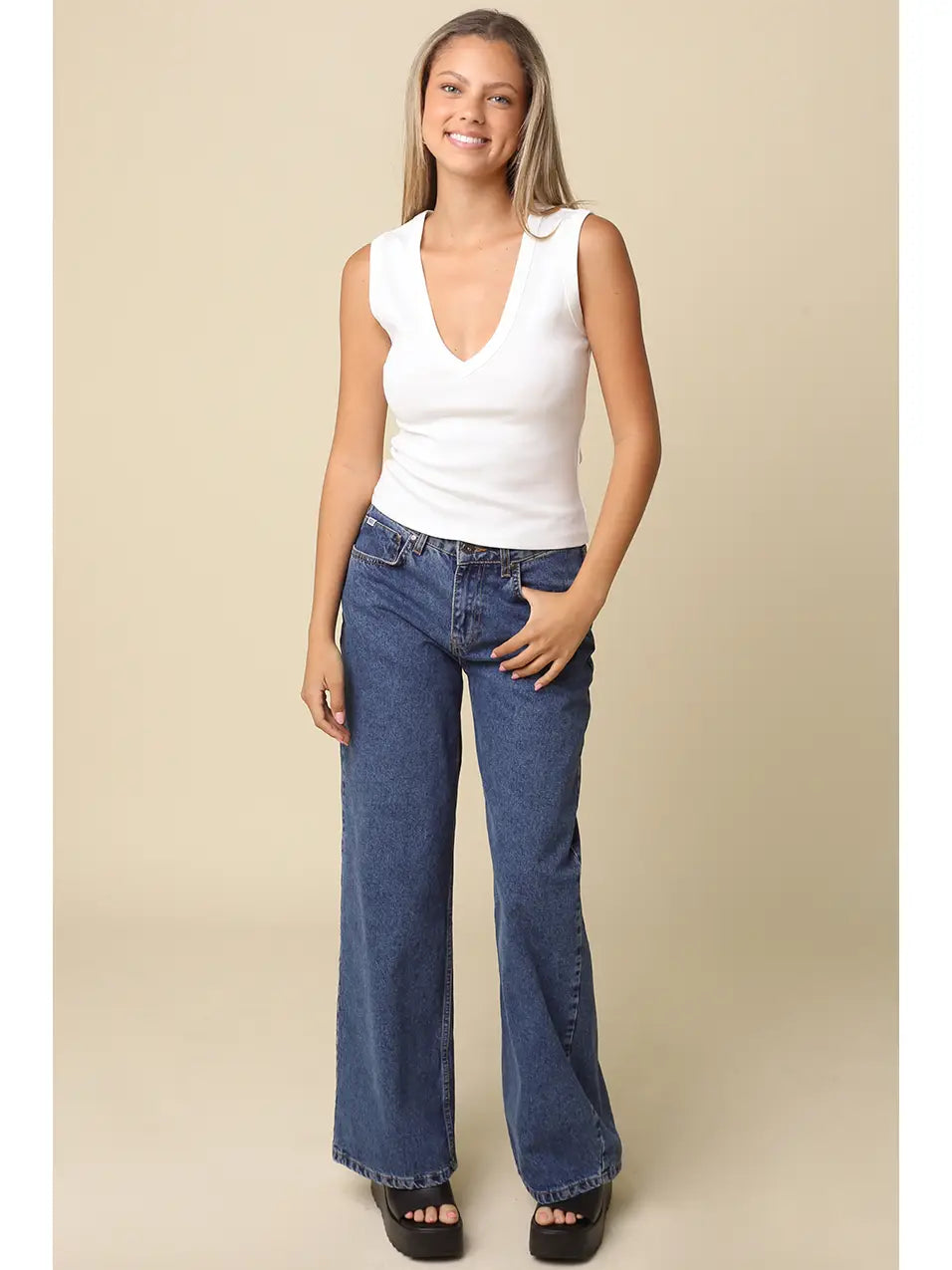 Olivaceous | Kenny V-Neck Tank | Sweetest Stitch Boutique Richmond