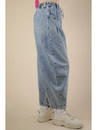 VERY Jean Brand Washed Denim Barrel Leg Jeans