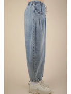VERY Jean Brand Washed Denim Barrel Leg Jeans