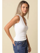 Olivaceous | Kenny V-Neck Tank | Sweetest Stitch Boutique Richmond