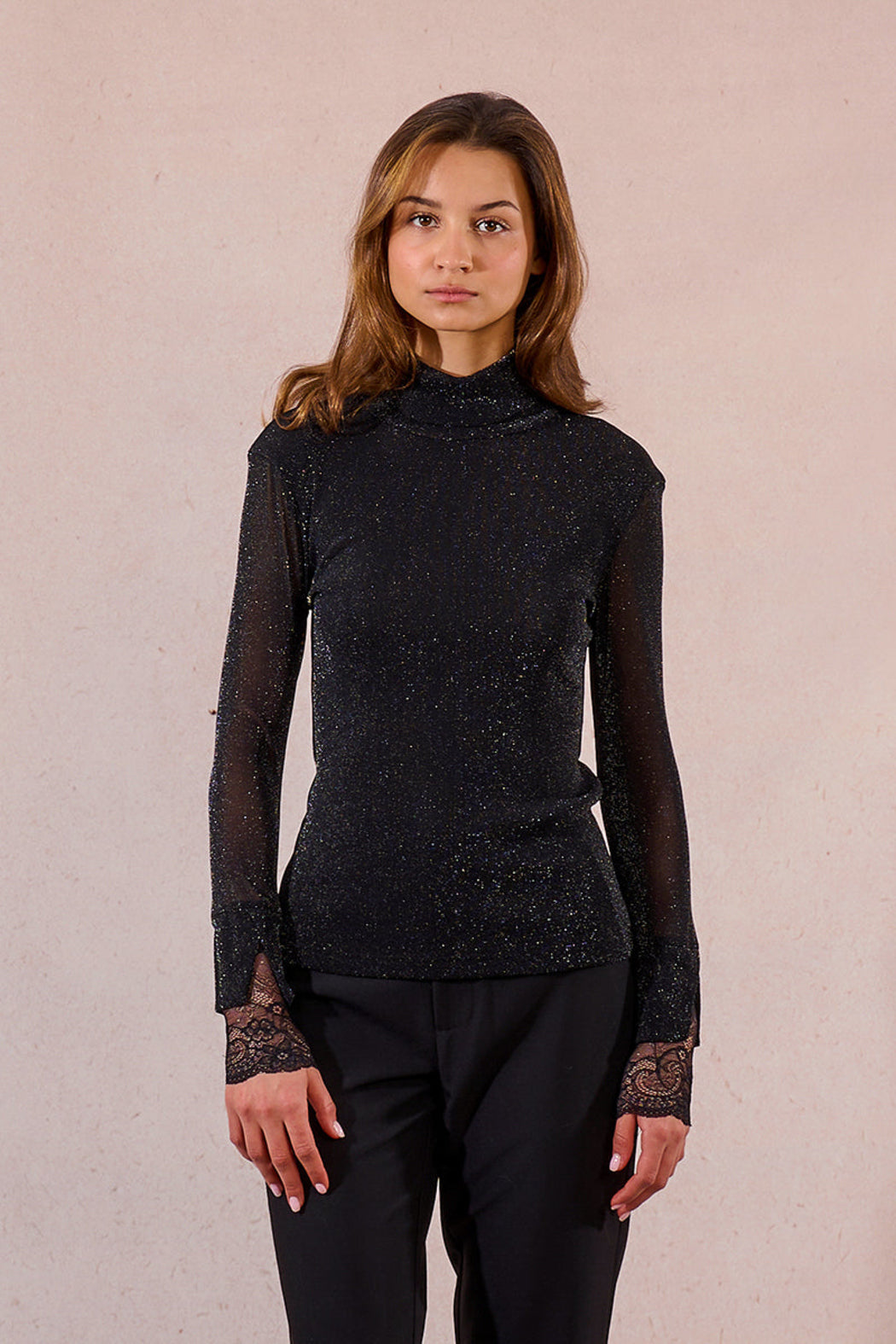 Black SILVER SHIMMER