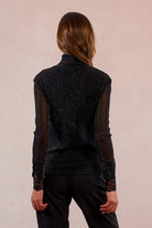 Black SILVER SHIMMER