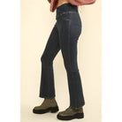 Black Washed Denim Stretchy Active Leggings Jeans