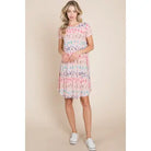 Blush Animal Print Tshirt Dress
