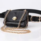 Vegan Leather Small Belt Bag Waist Purse - Yayas Glam & Gift Shop