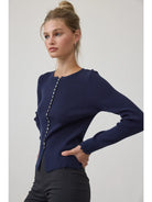 Raisonnel | Ashleigh Slim Fit Ribbed Cardigan | Sweetest Stitch Boutique