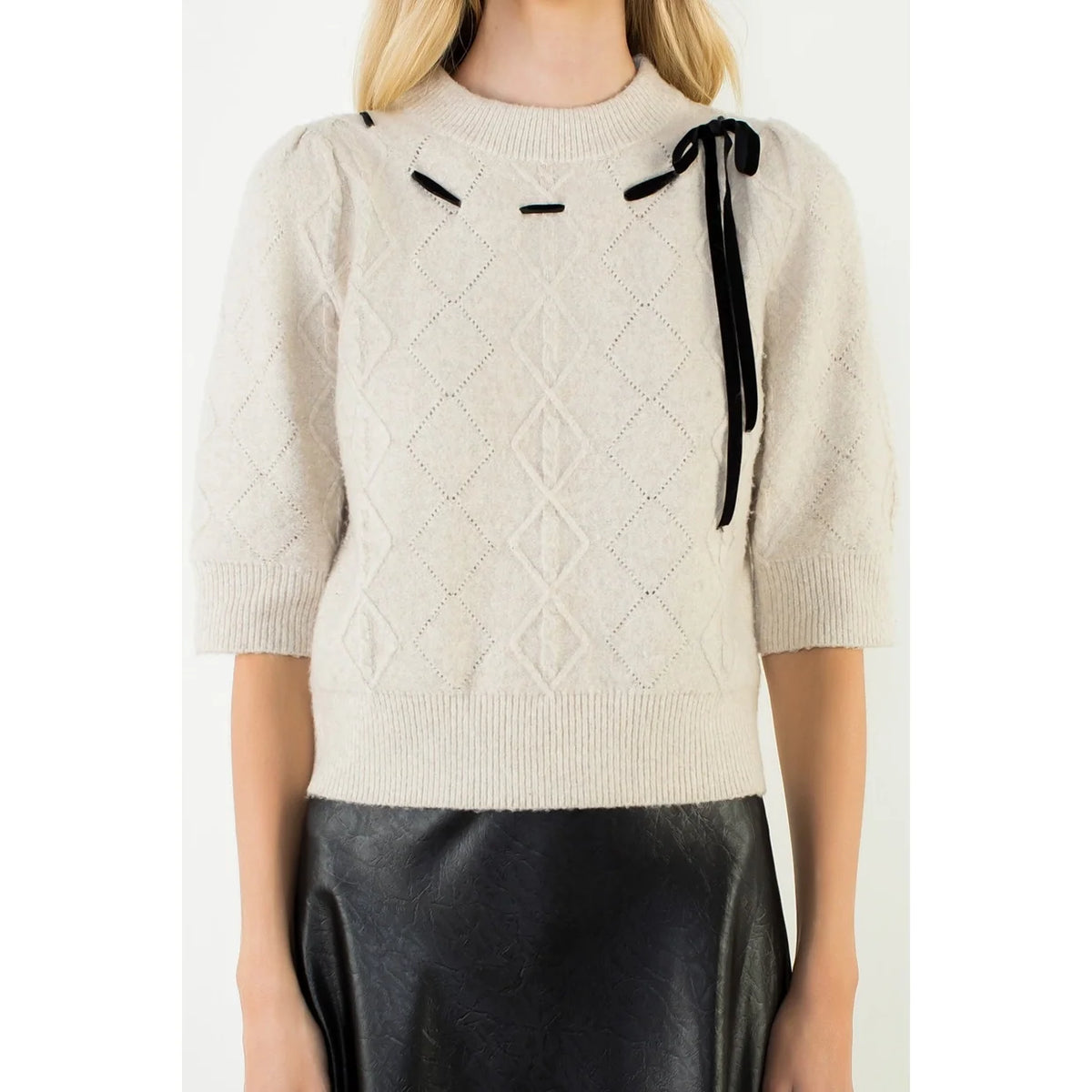 THML | Camille Short Sleeve Sweater | Sweetest Stitch Boutique RVA
