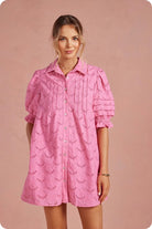 Strut & Bolt | Ciara Eyelet Mini Dress | Sweetest Stitch Boutique RVA