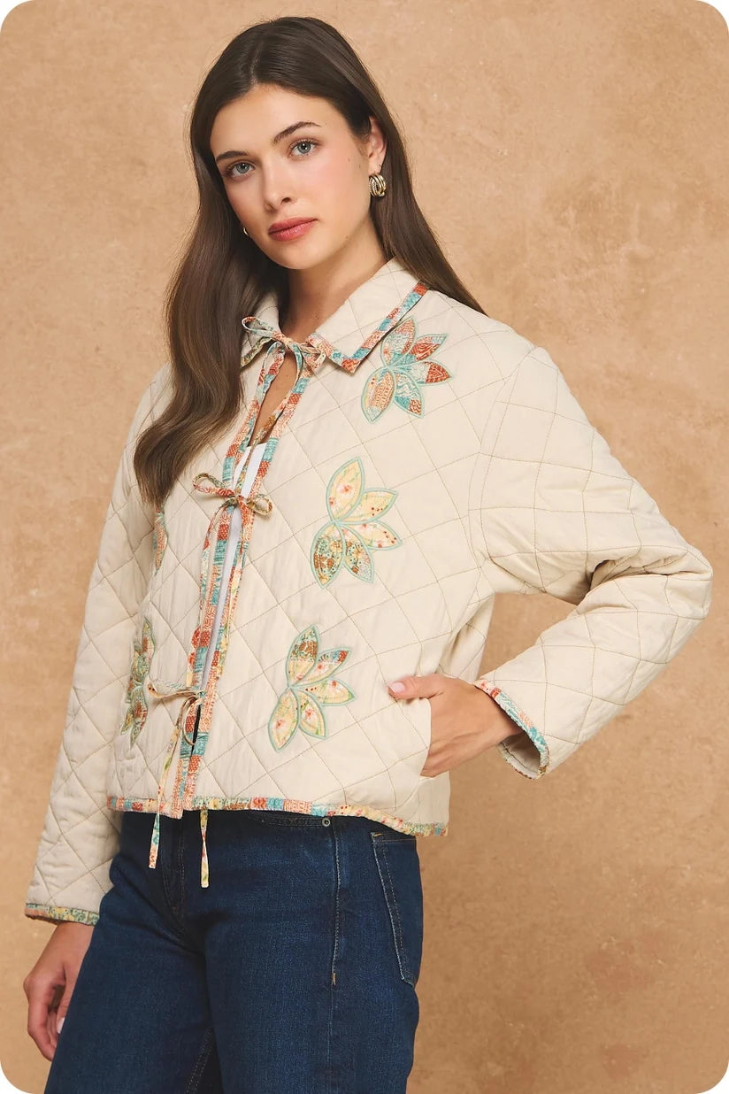 Strut & Bolt | Jeannie Floral Embroidered Jacket | Sweetest Stitch RVA