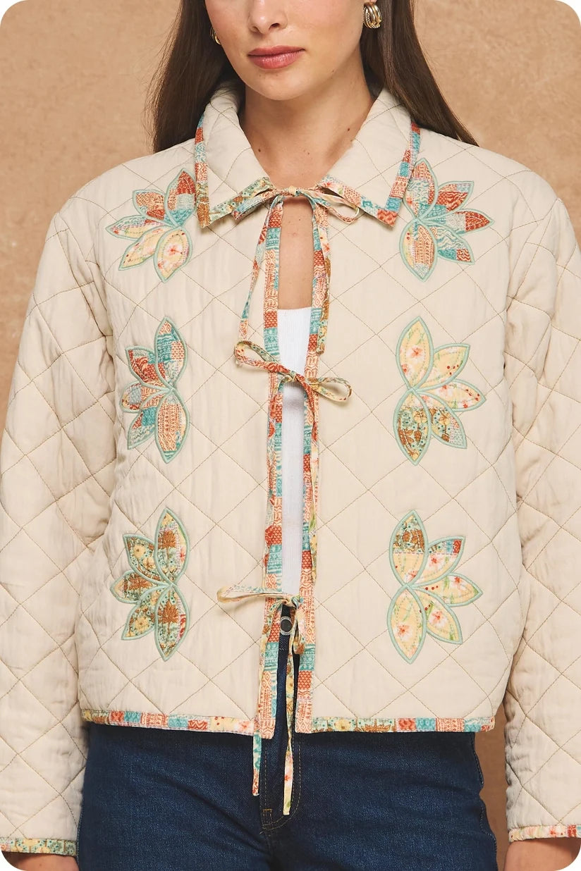 Strut & Bolt | Jeannie Floral Embroidered Jacket | Sweetest Stitch RVA