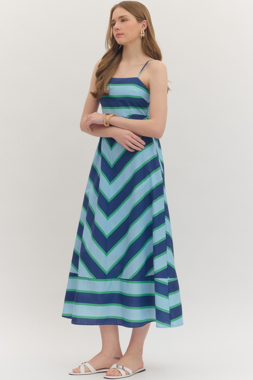 Entro | Darlene Sleeveless Midi Dress | Sweetest Stitch Boutique RVA