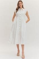 Entro | Whitney Midi Dress | Sweetest Stitch Boutique Richmond VA