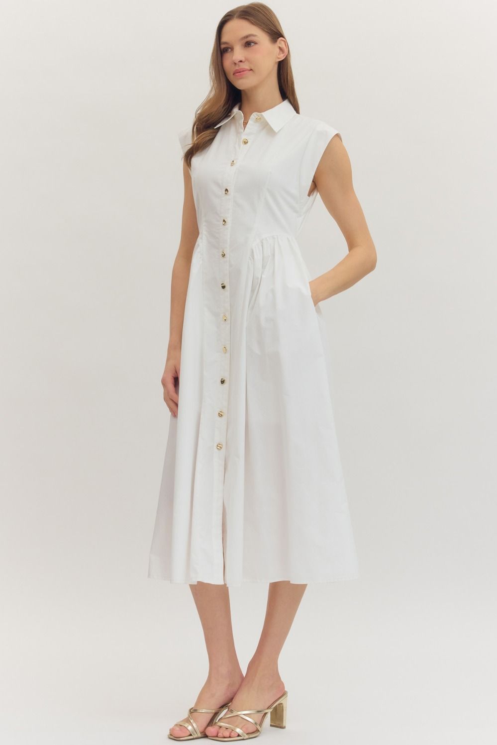 Entro | Whitney Midi Dress | Sweetest Stitch Boutique Richmond VA